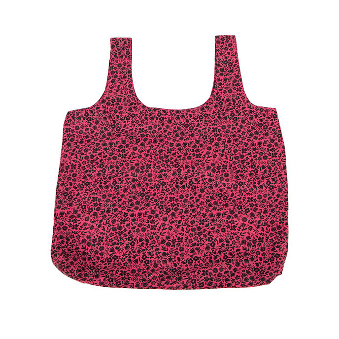 totes Supermini Ditsy Pink Print Umbrella & Matching Shopping Bag  (3 Section) Extra Image 4